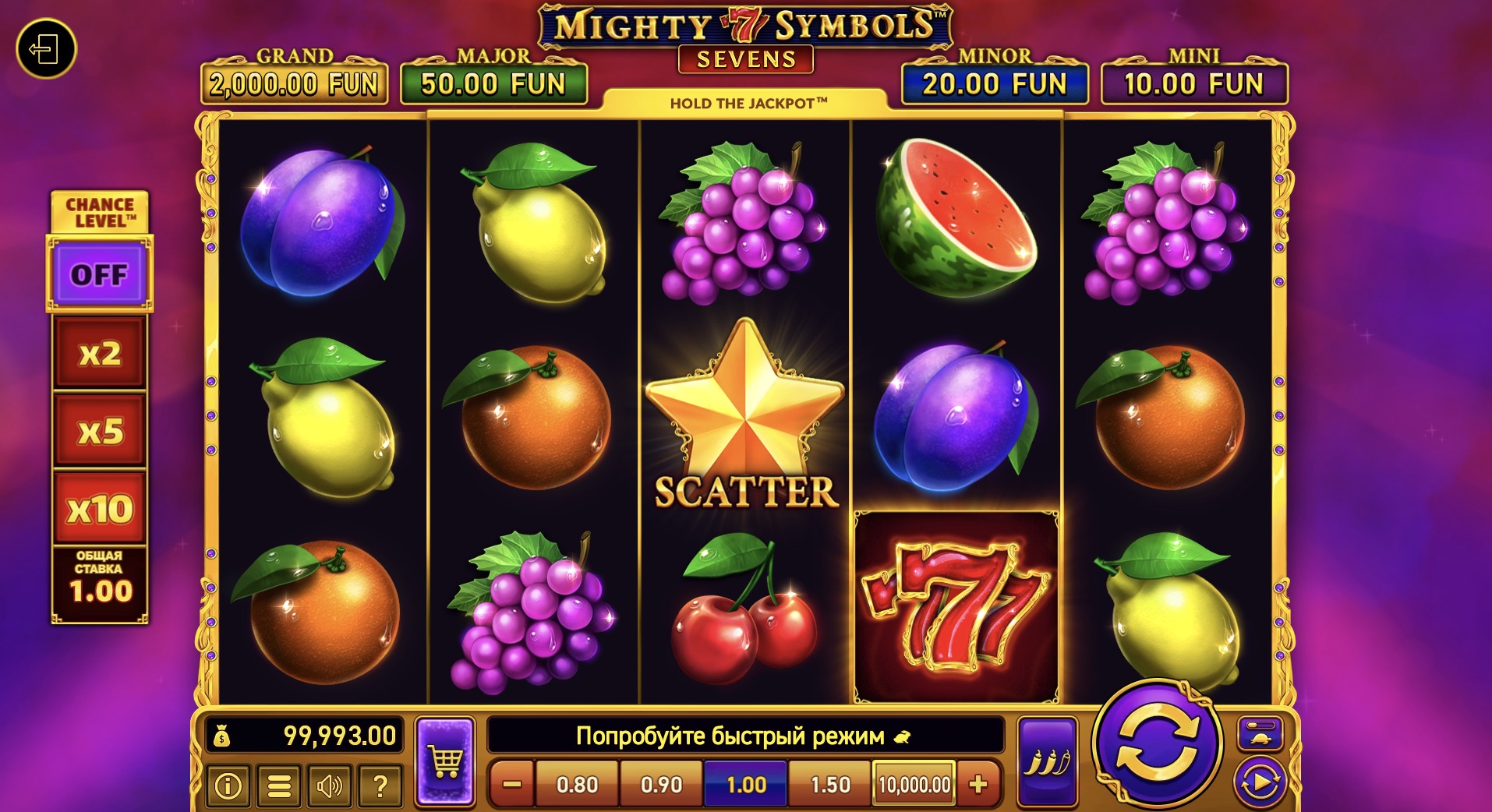    Mighty Symbols: Sevens   Wazdan  LEON casino